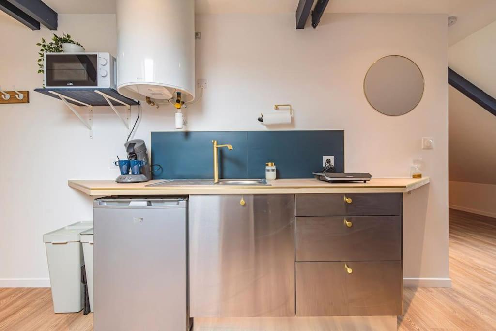 L'Azur Dore, Studio Pour 2 Voyageurs Isles-sur-Suippe المظهر الخارجي الصورة